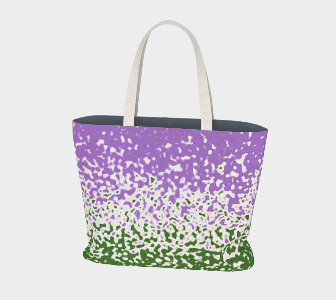 Trippy Ripply Squiggly Abstract Genderqueer Flag preview