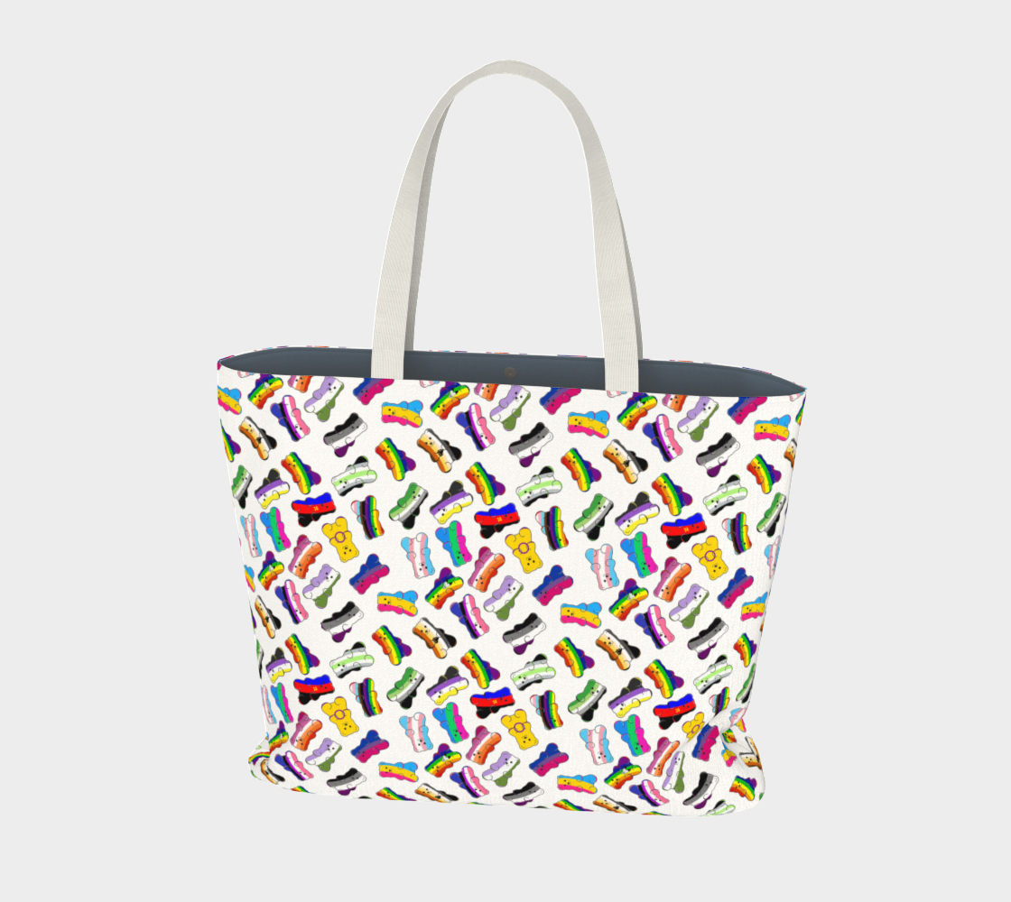 Gay Gummy Large Tote Bag preview