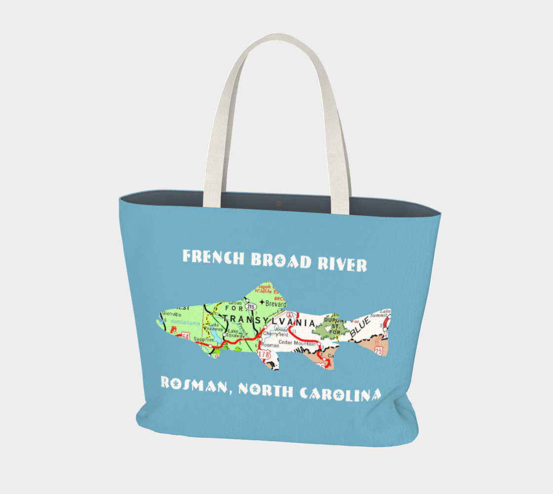 french broad trout tote preview