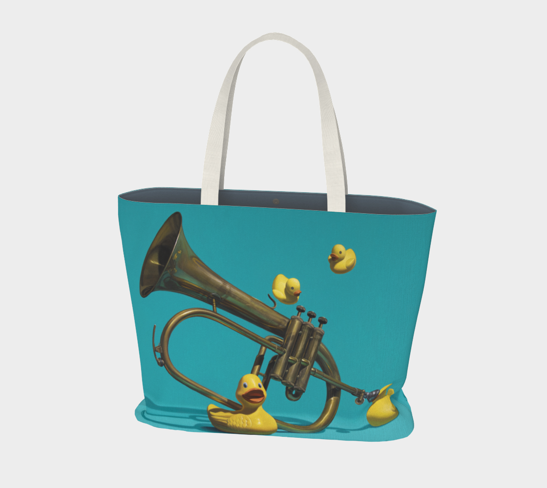 Fowl Play Large Tote Bag preview