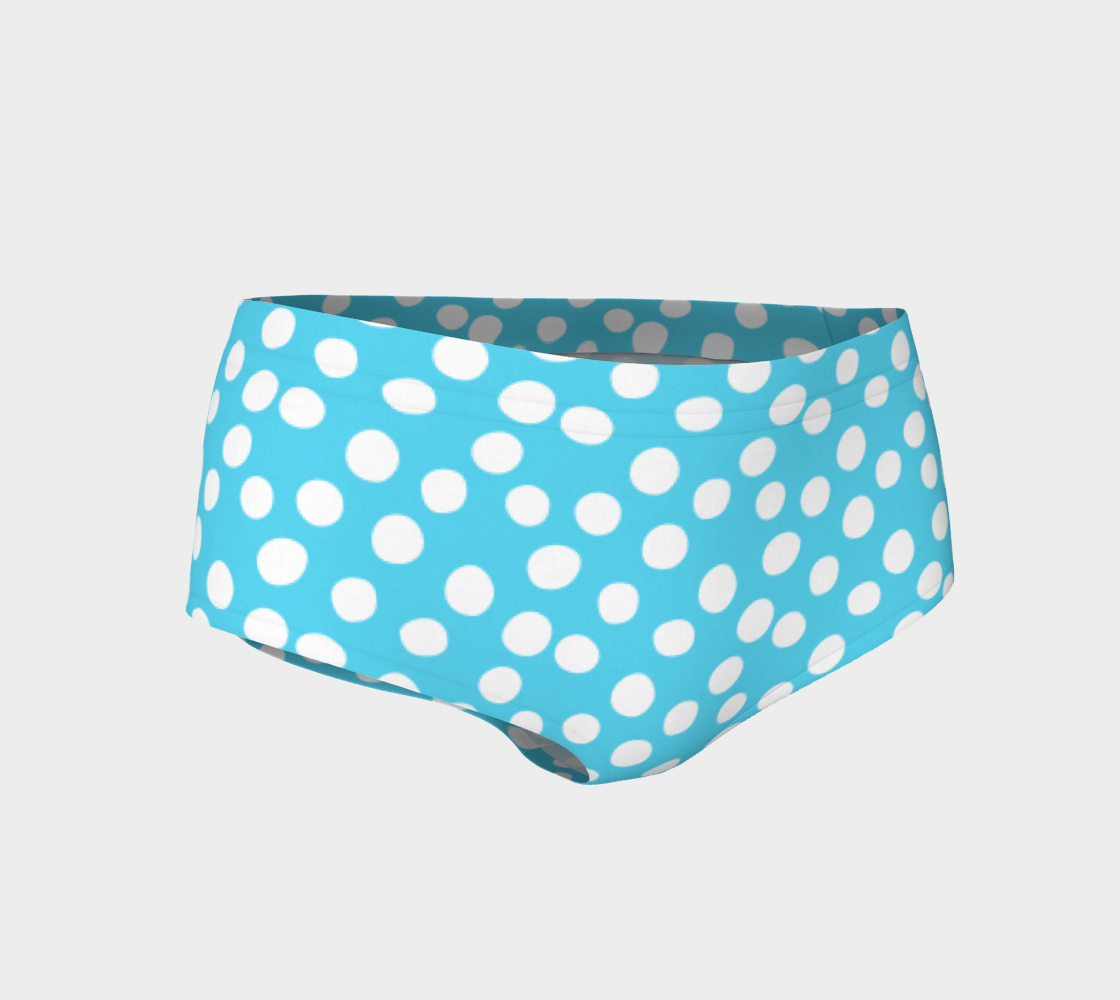 All About the Dots Mini Shorts - Blue preview