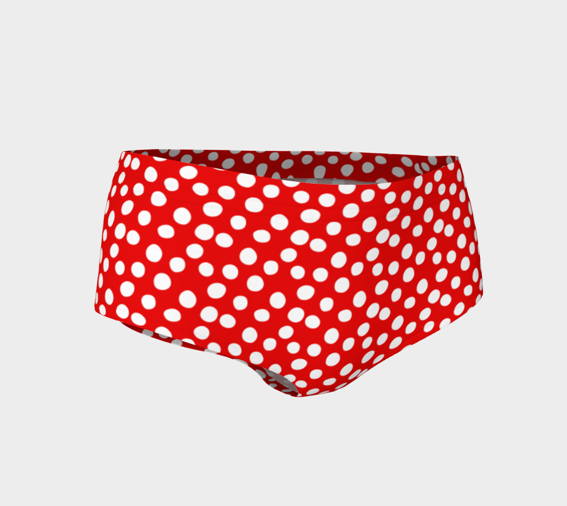 All About the Dots Mini Shorts - Red preview