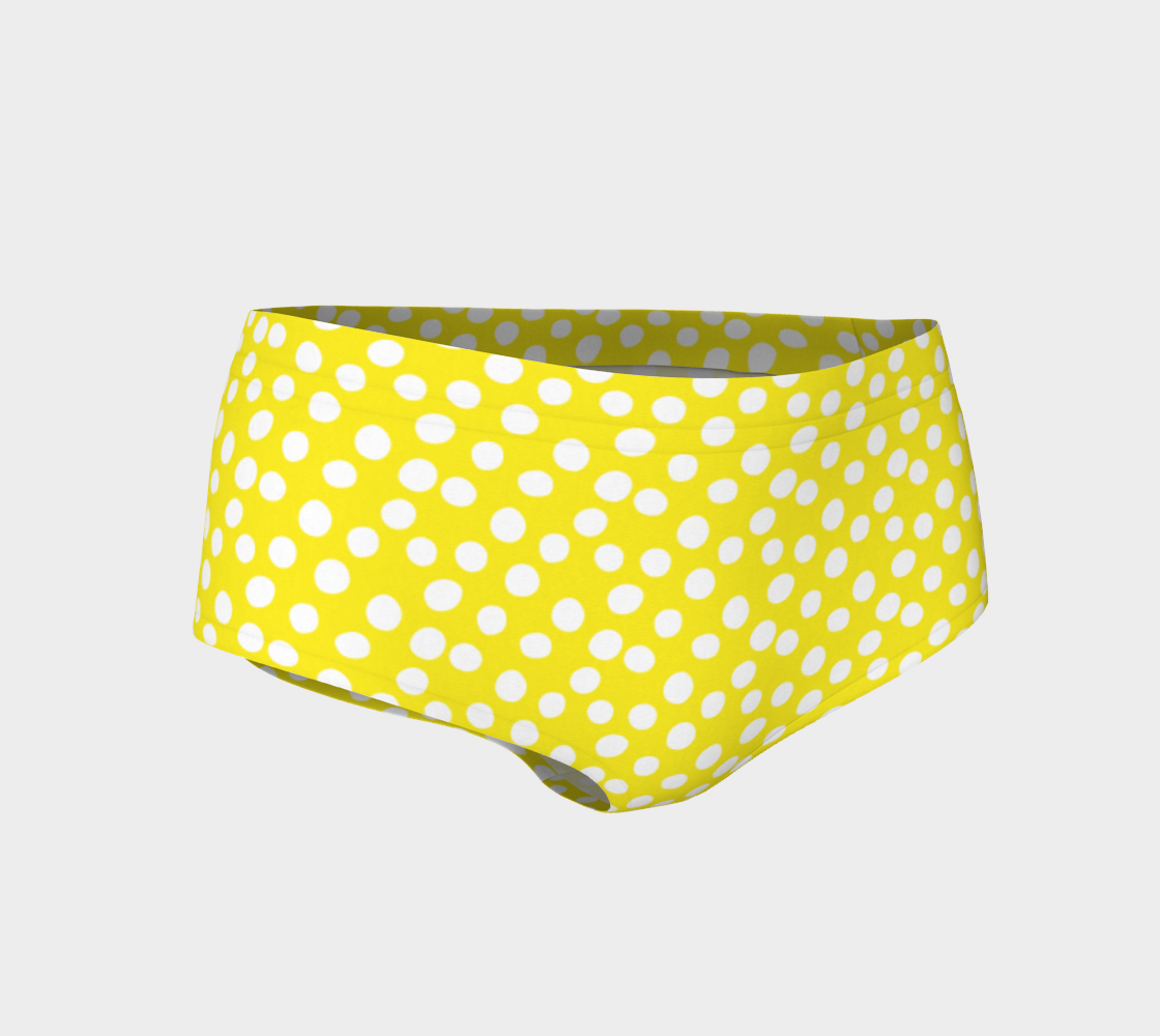 All About the Dots Mini Shorts - Yellow preview