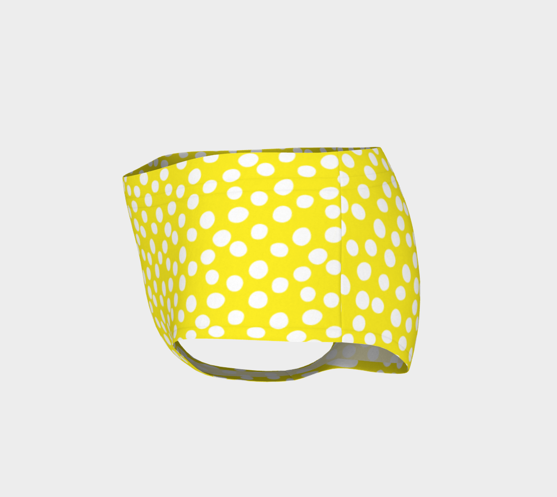 Aperçu de All About the Dots Mini Shorts - Yellow #3