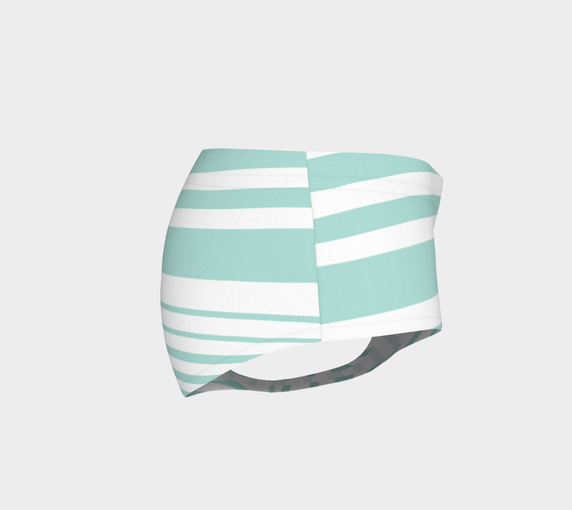Mint Stripes Bikini Bottoms preview #4