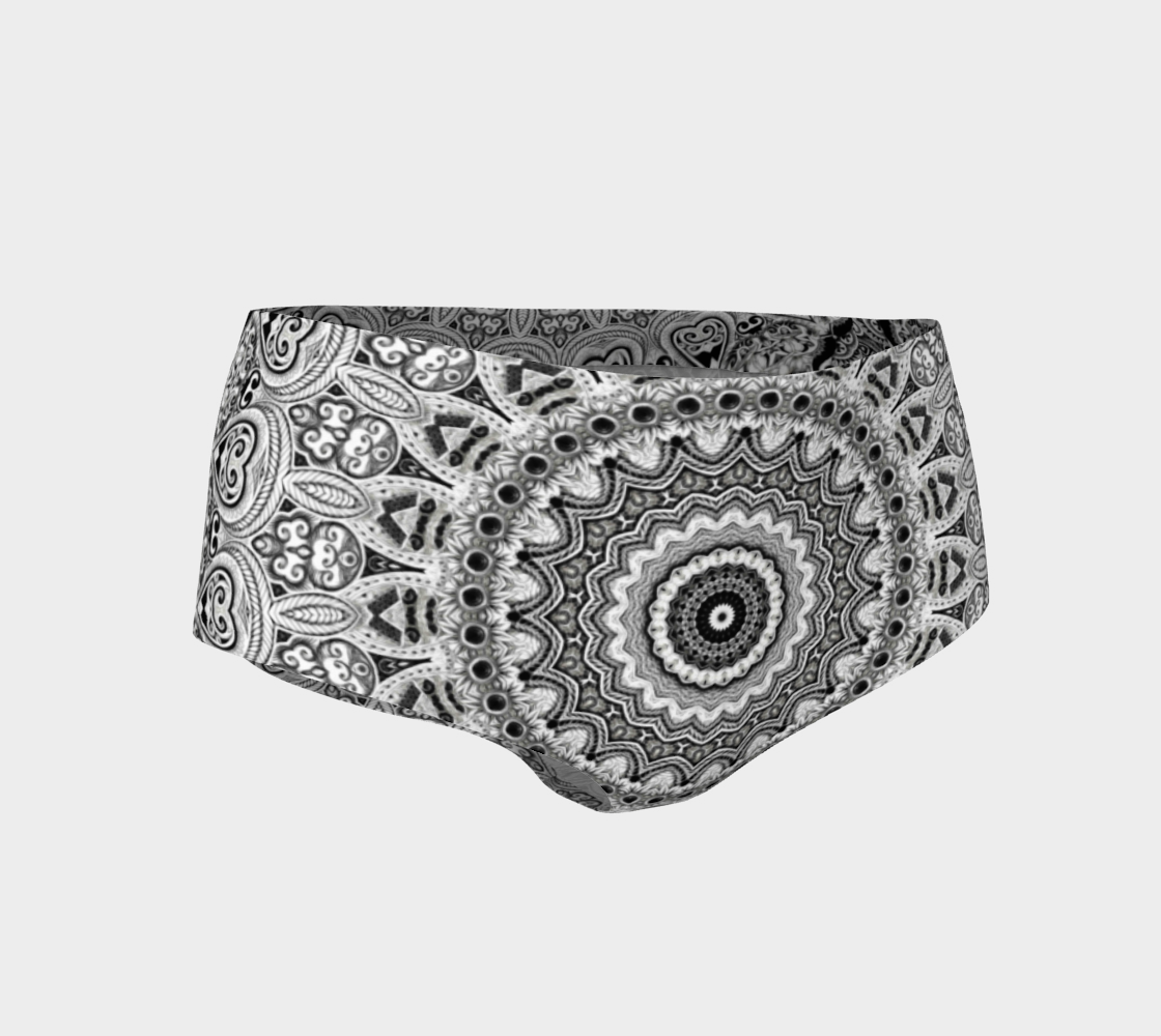 Elegant boho mandala mini shorts. preview
