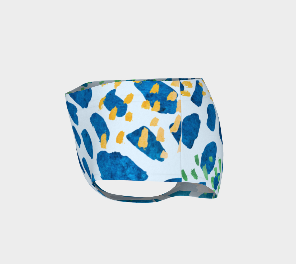 Under The Sea Watercolor Abstract Mini Shorts preview #3