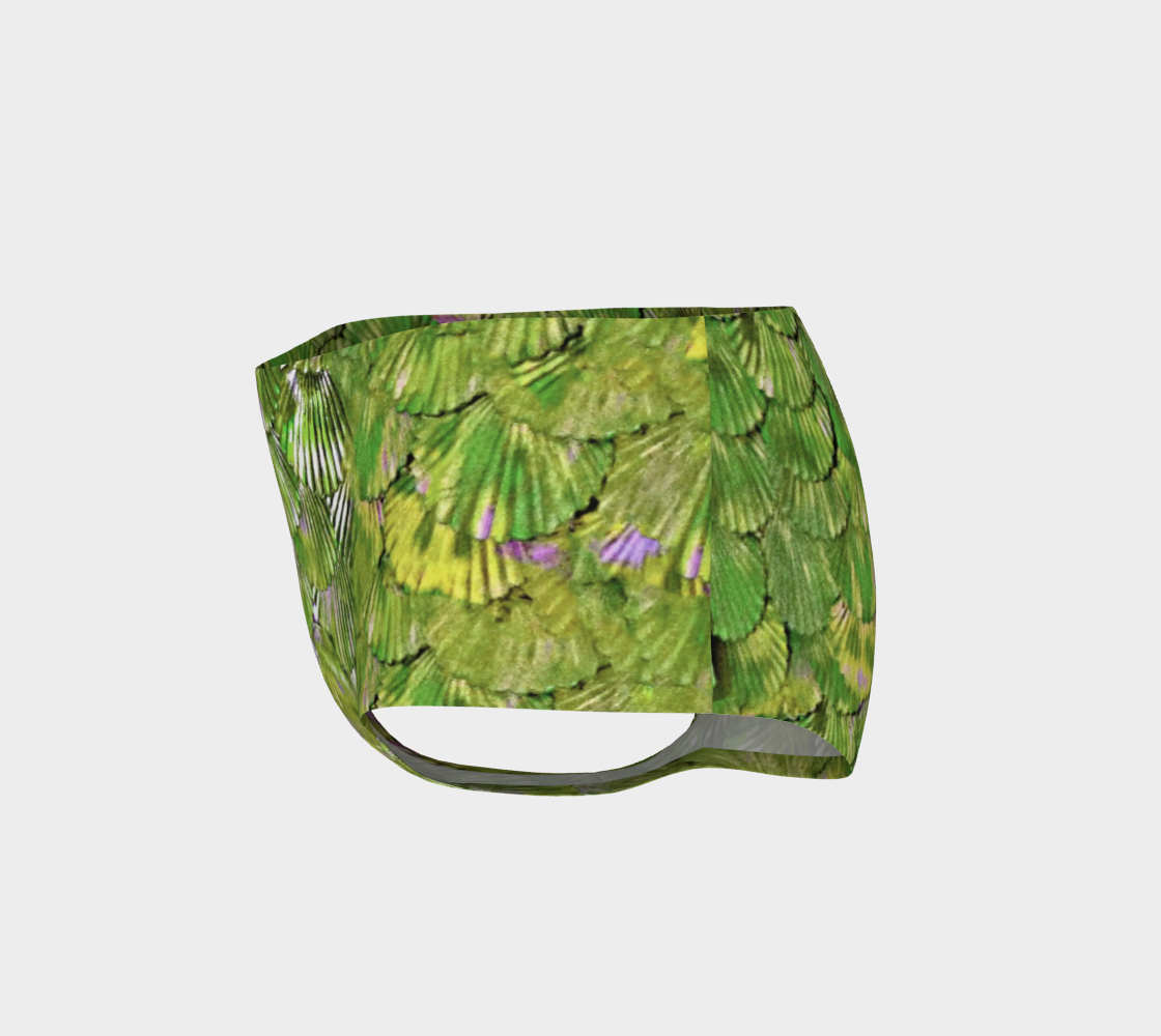 Citrus Green Mermaid Booty Shorts preview #3
