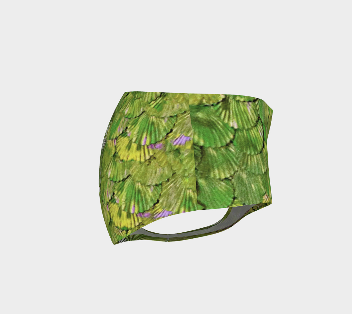 Citrus Green Mermaid Booty Shorts preview #4