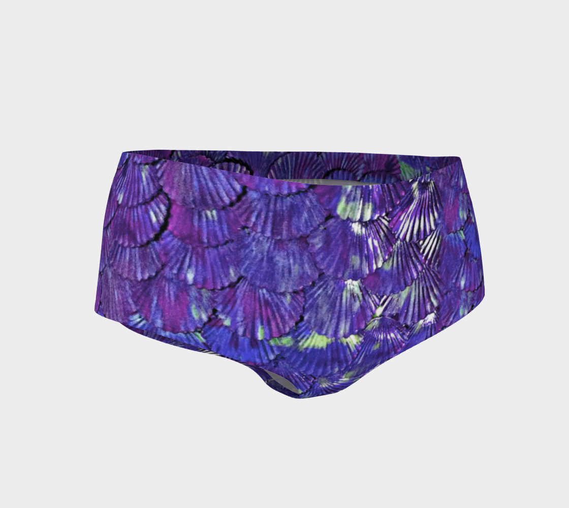 Purple Mermaid Booty Shorts preview