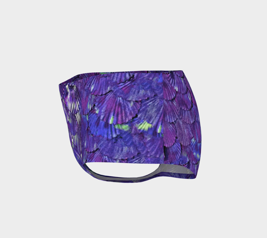 Purple Mermaid Booty Shorts preview #3