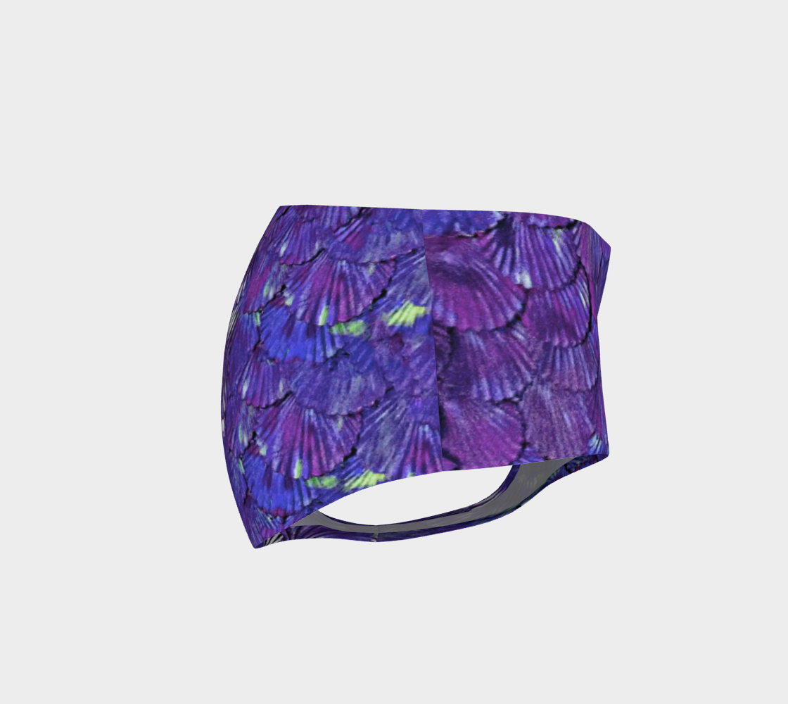 Purple Mermaid Booty Shorts preview #4