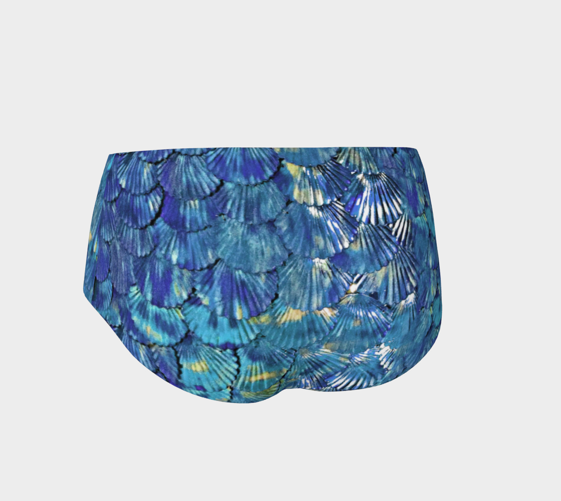 Blue Mermaid Booty Shorts preview #2