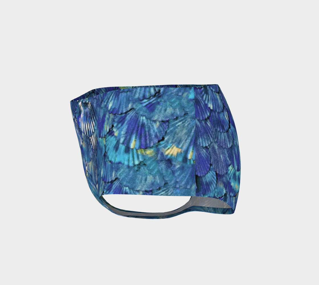 Blue Mermaid Booty Shorts preview #3