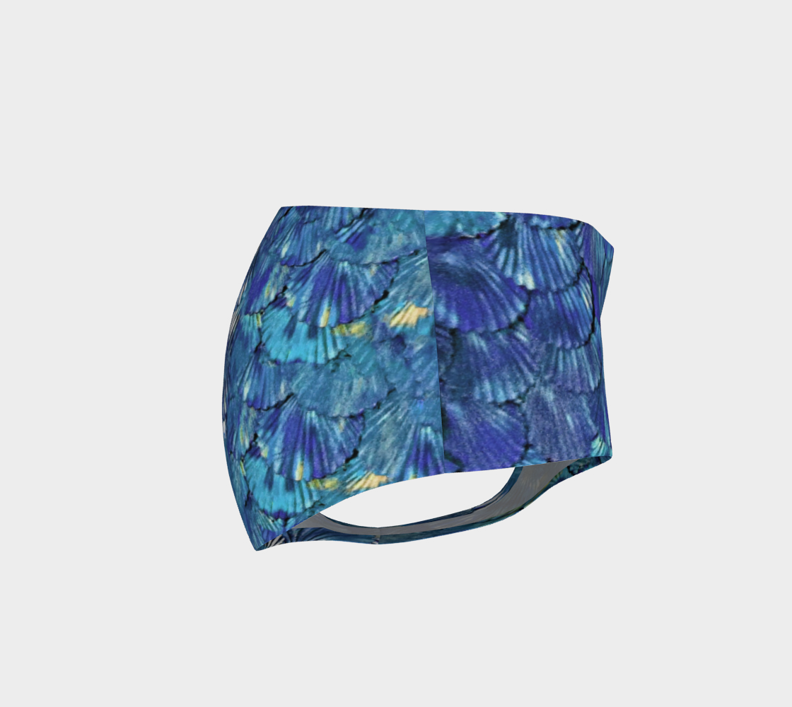 Blue Mermaid Booty Shorts preview #4