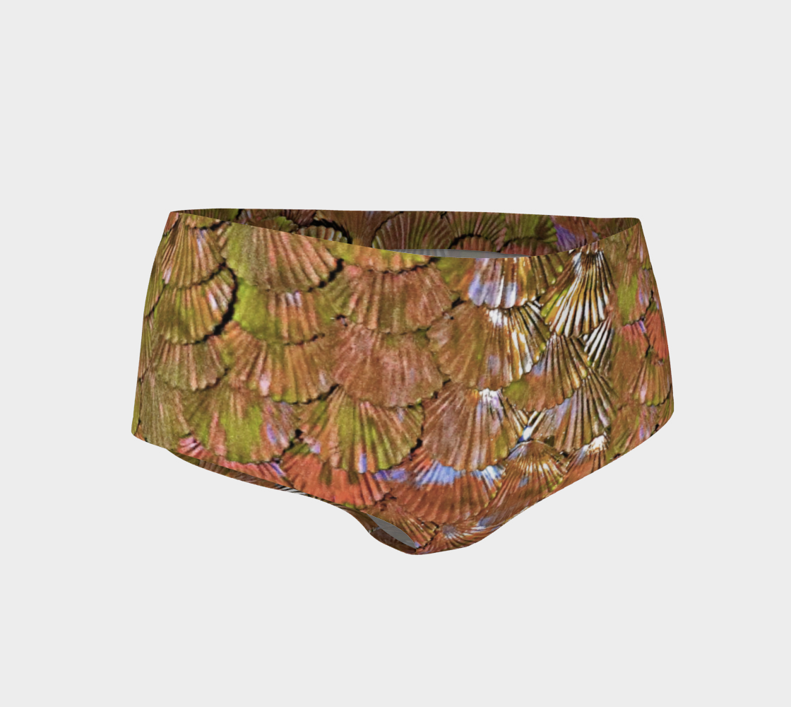 Rose Gold Mermaid Booty Shorts preview