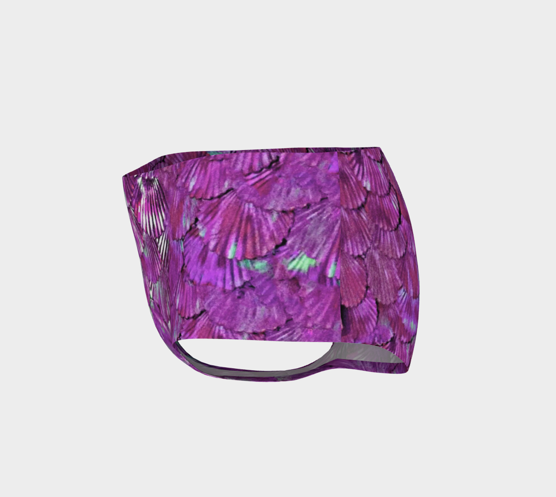 Fuchsia Mermaid Booty Shorts preview #3