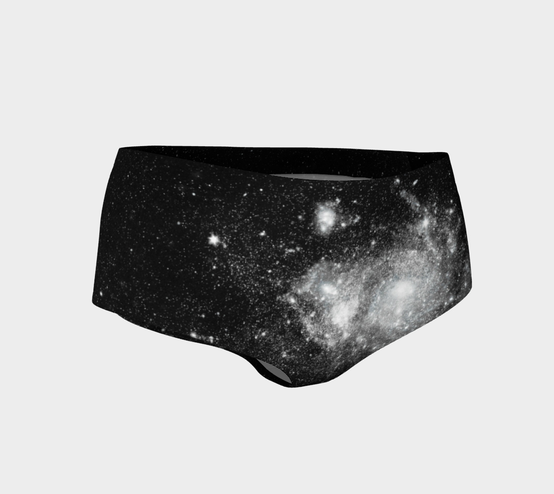 Aperçu de Mini-shorts Galaxy Noir & Blanc #1