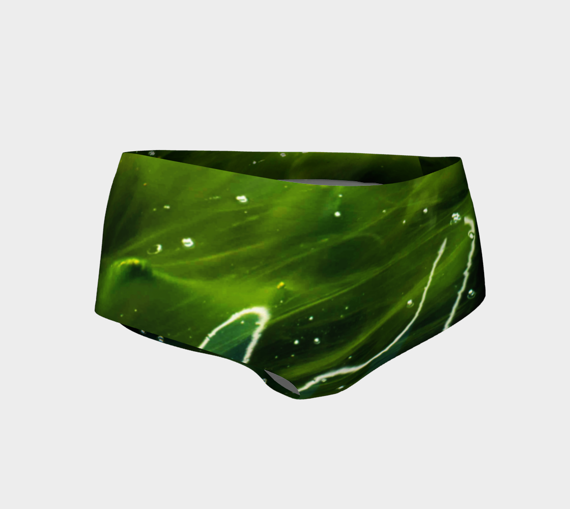 Green Algae and Water Mini Shorts preview