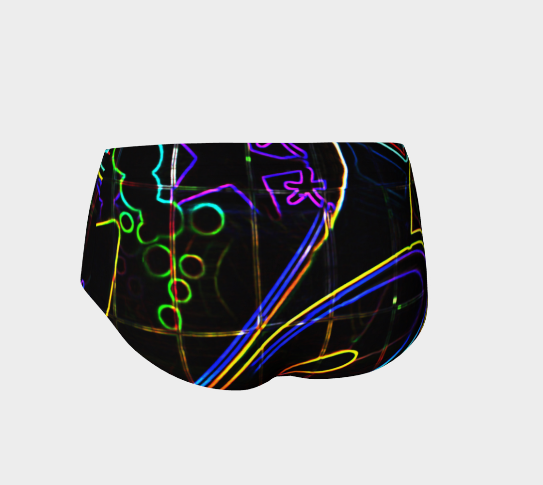 Graffiti 10 Mini Shorts preview #2