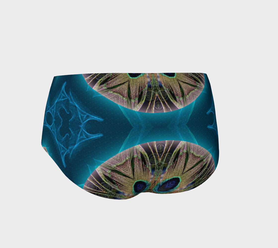 Peacock Power Mini Shorts preview #2