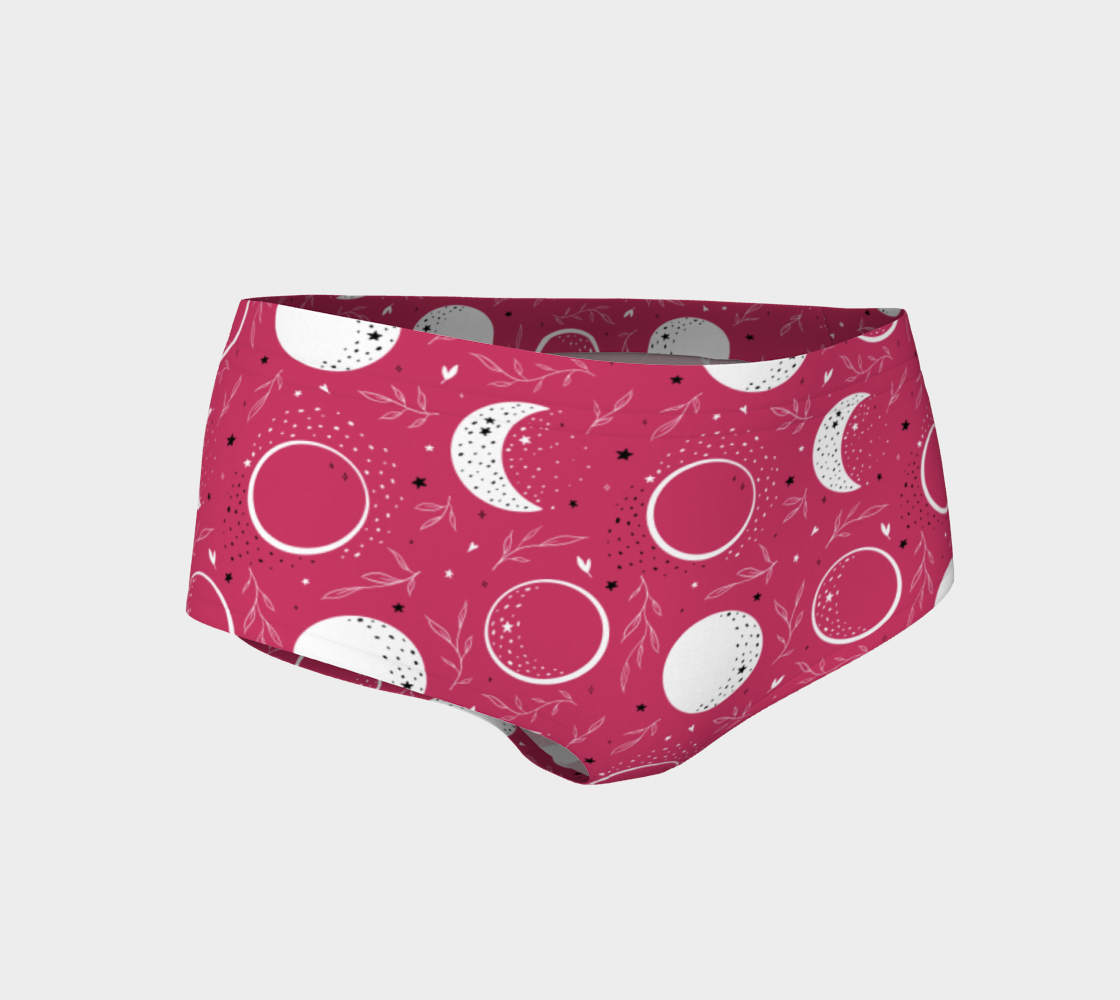 Lunae raspberry mini shorts preview