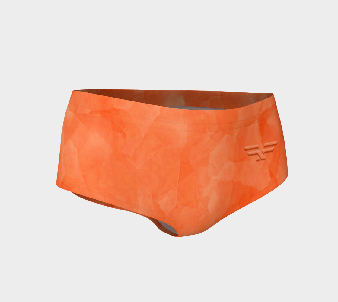 Soft Orange Fitness Fashion Mini Shorts preview