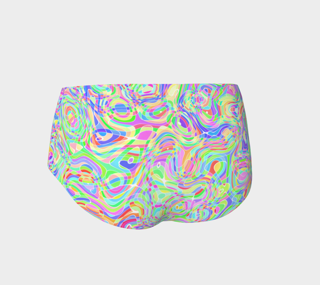 Colorful Swirly Trippy Rainbow Ripples preview #2