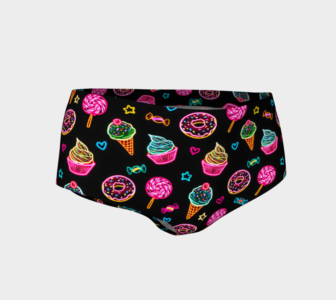 Neon Candy Mini Shorts  preview