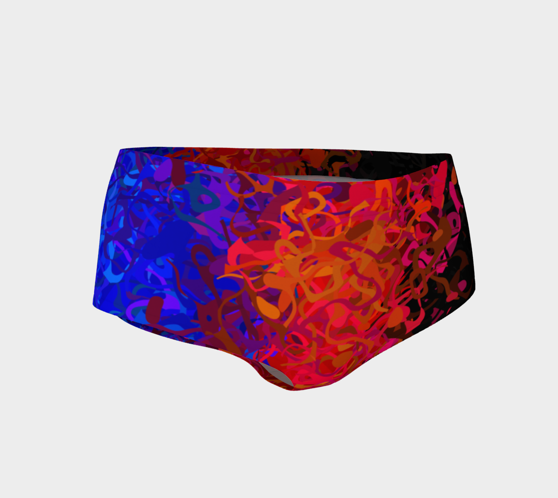 Psychedelic Funky Squiggly Abstract Polyamory Pride Flag preview