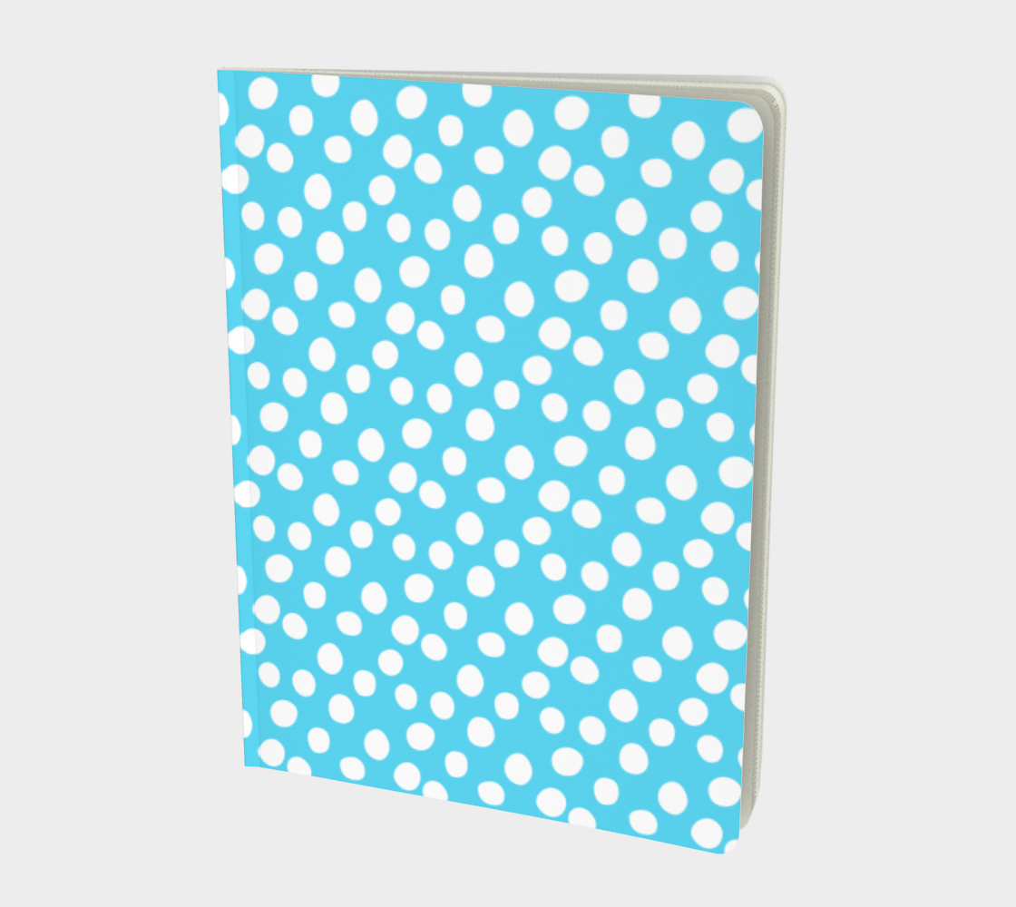 Aperçu de All About the Dots Notebook - Blue