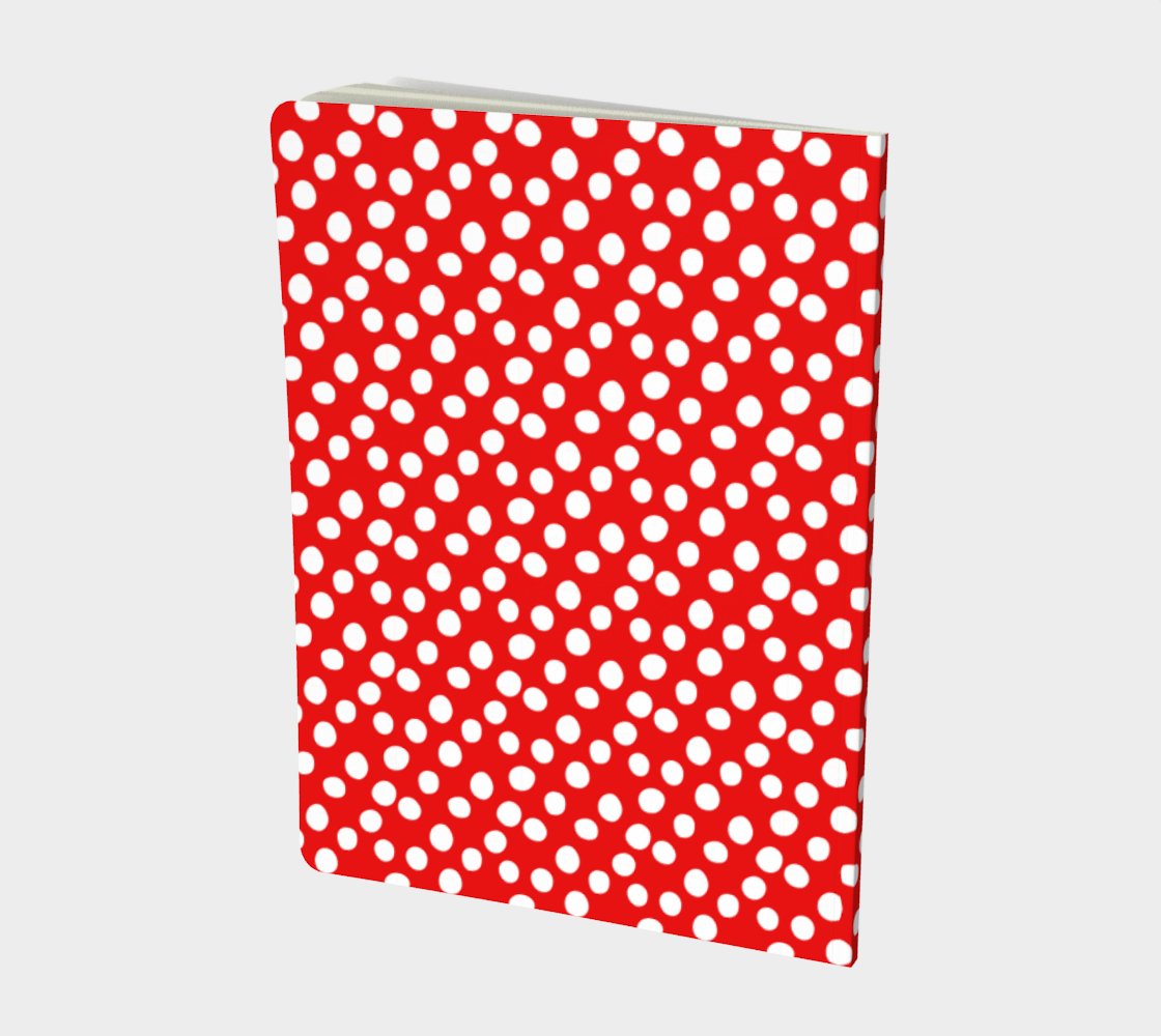 All About the Dots Notebook - Red Miniature #3
