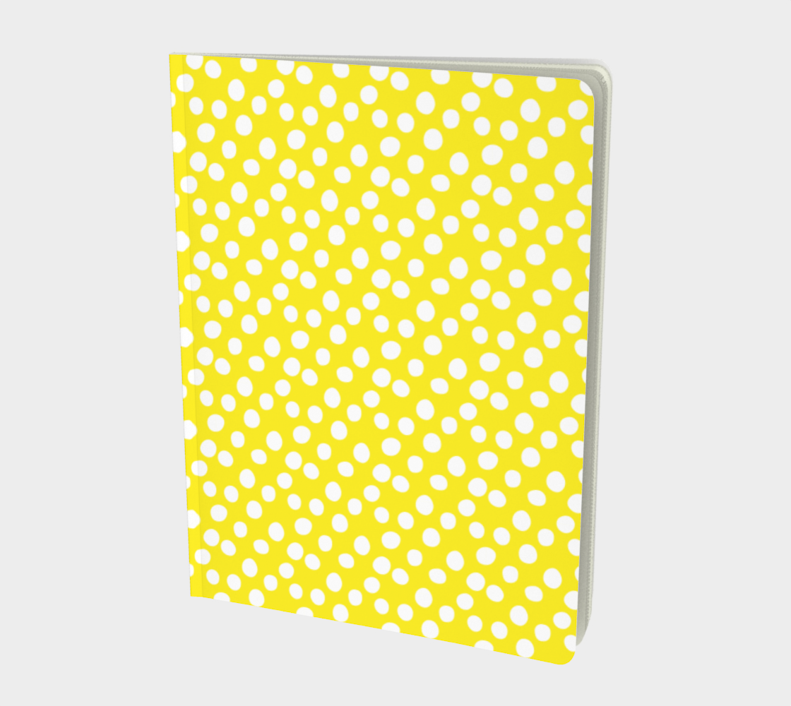 Aperçu de All About the Dots Notebook - Yellow #1