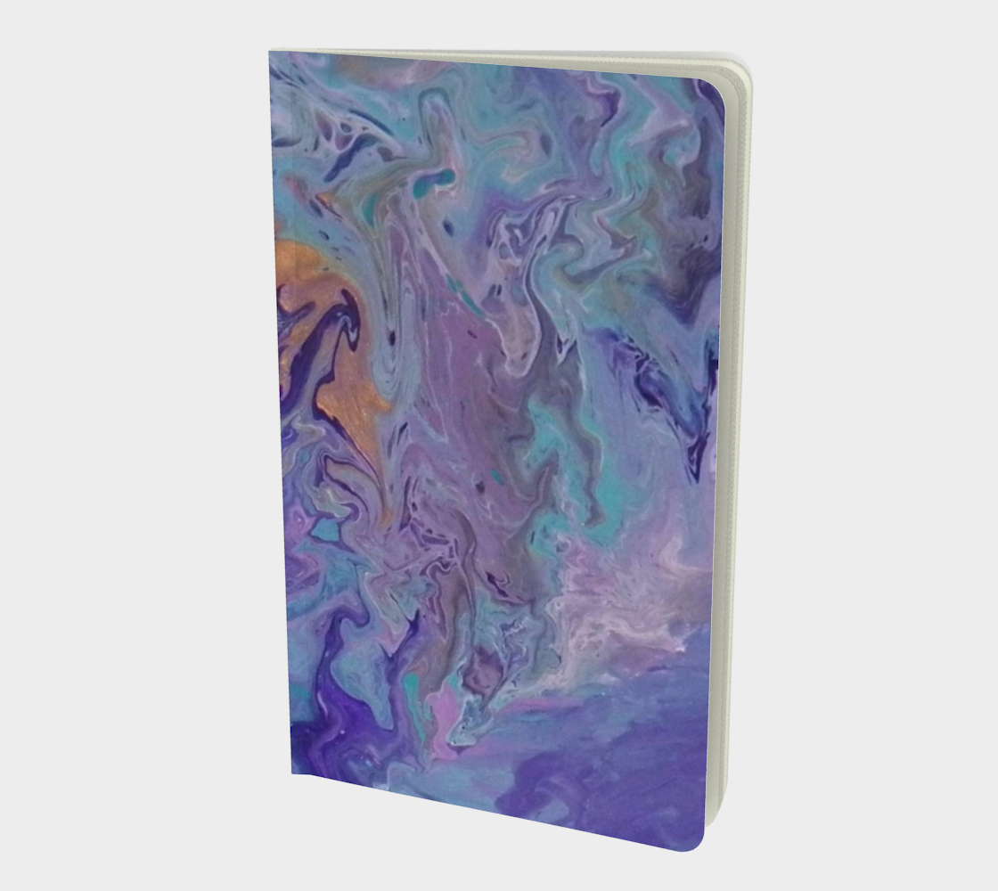 Aperçu de Lilac Ocean II Small Notebook