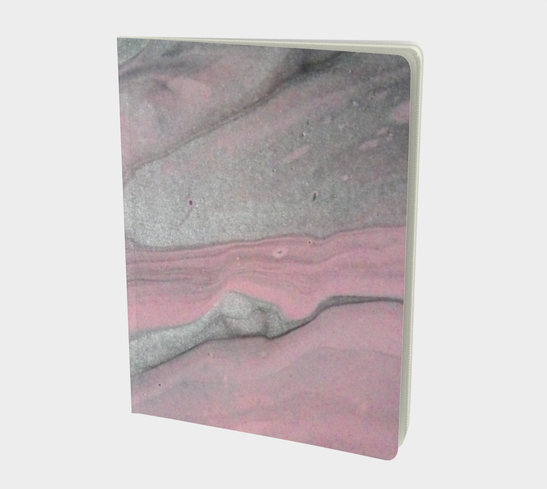 Aperçu 3D de Pink Twilight Large Notebook
