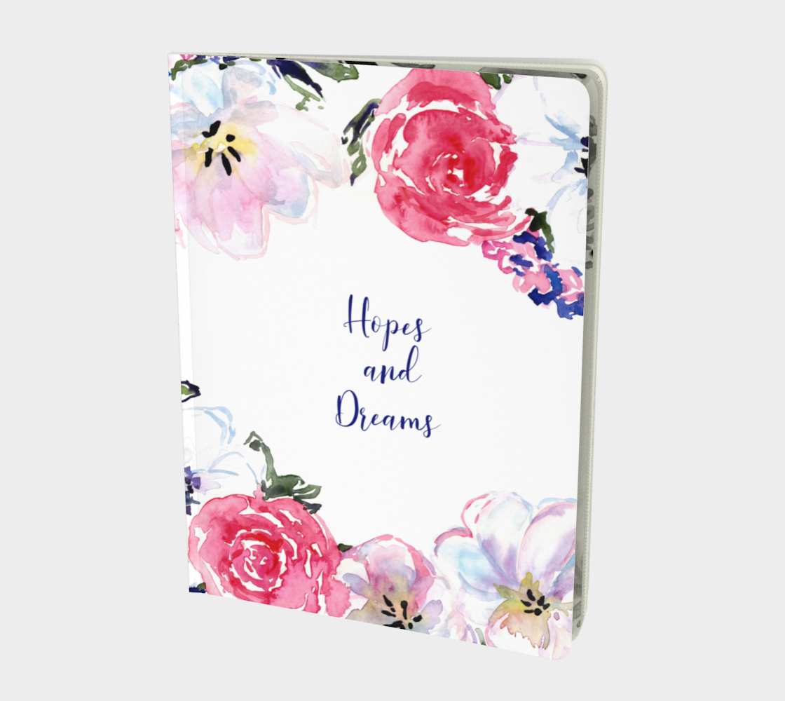 Hopes and Dreams Notebook Journal 3D preview