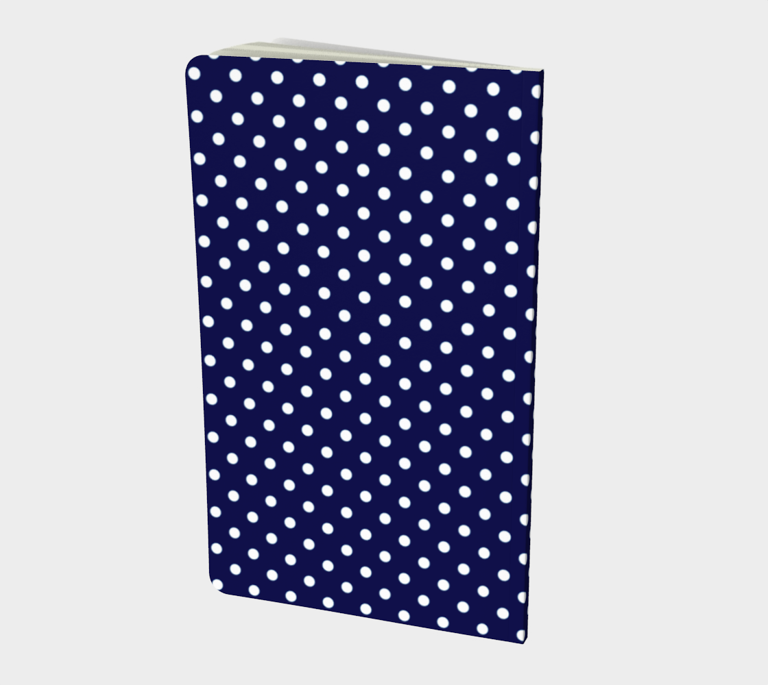 Aperçu de Carnet Pois Blanc/Marine #2