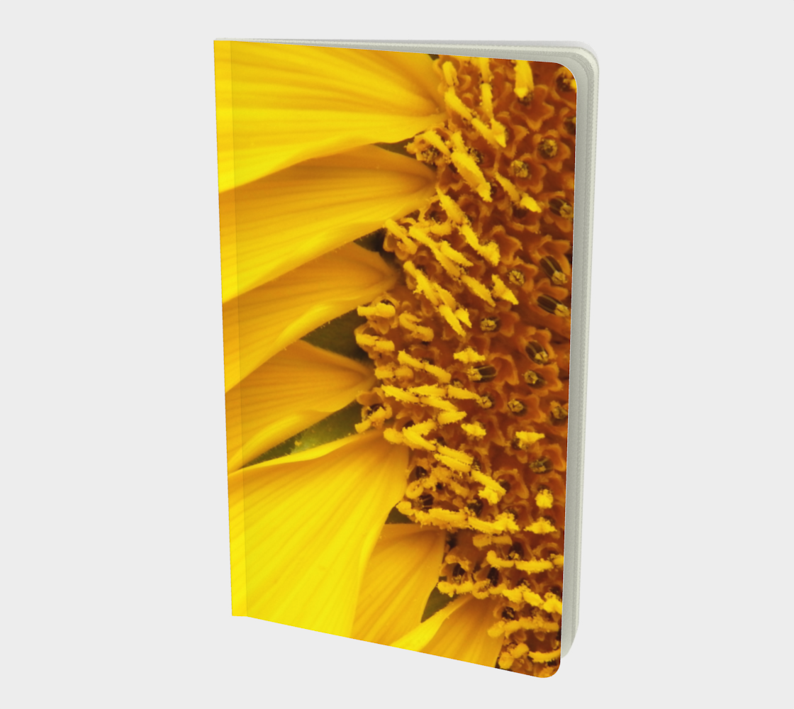 Aperçu de Sunflower Petals Small Notebook