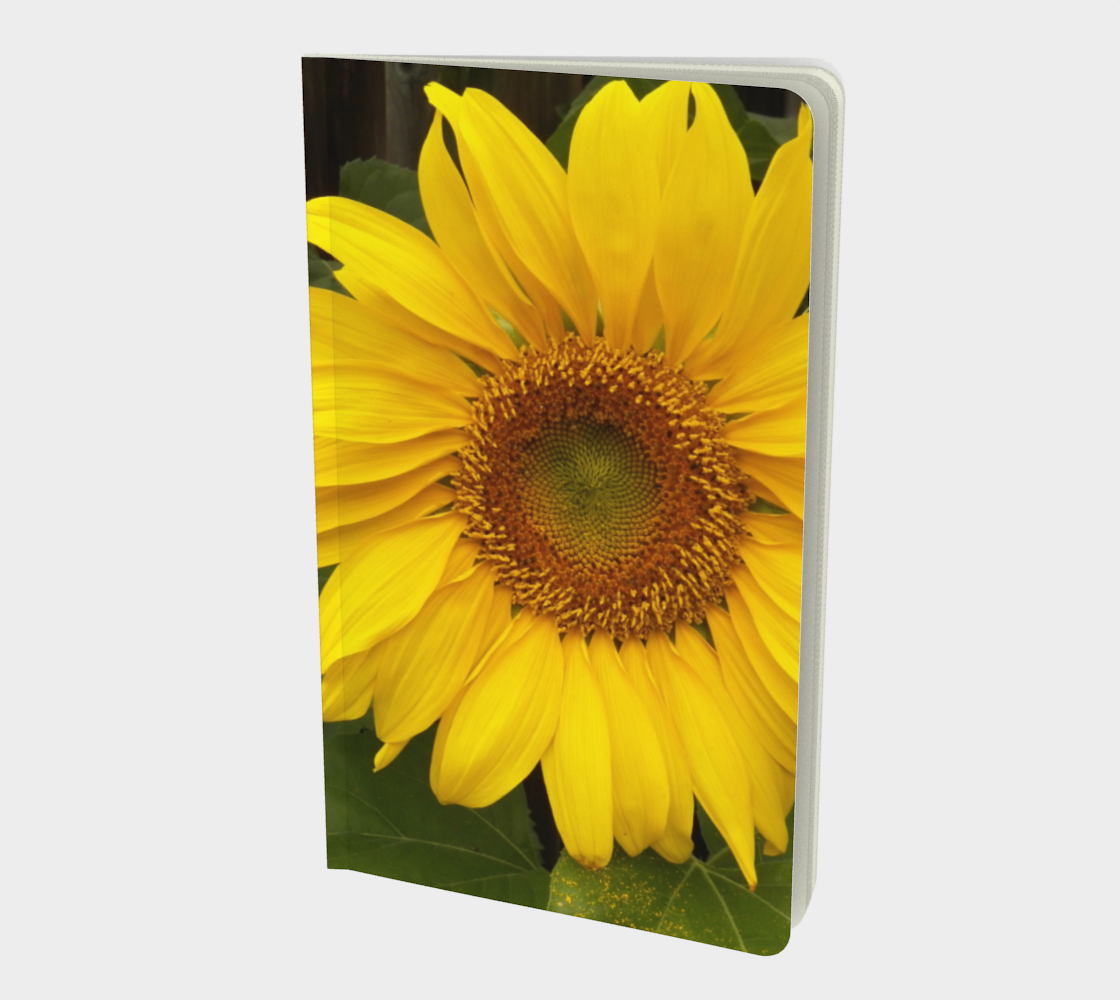 Sunflower Face Small Notebook preview