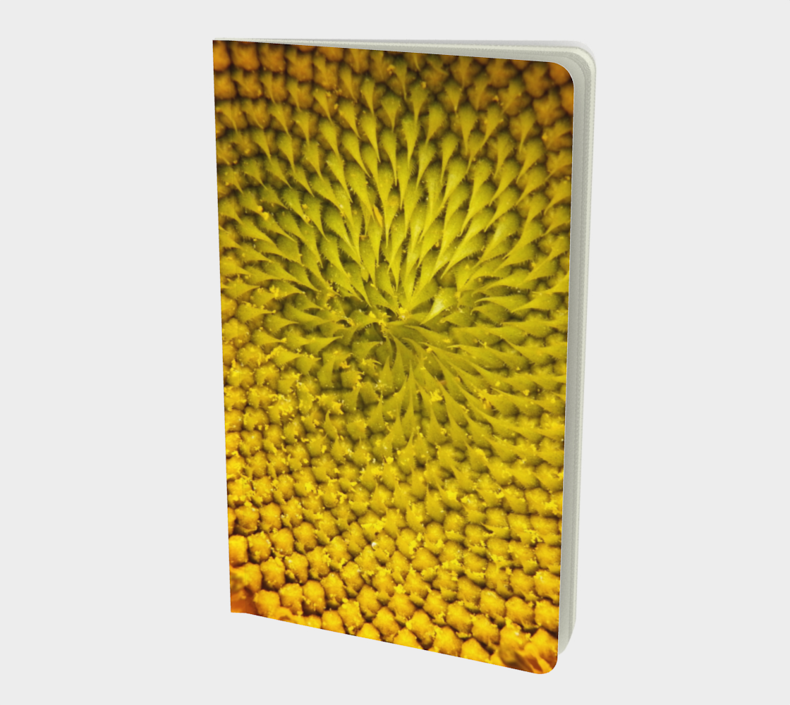 Aperçu de Sunflower Swirl Small Notebook