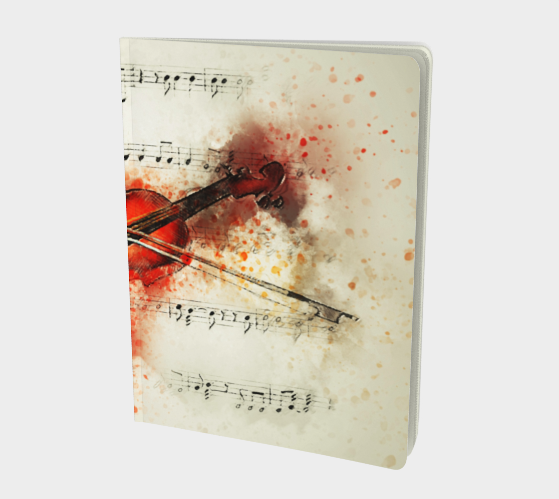 Aperçu de Violin Music Large Notebook