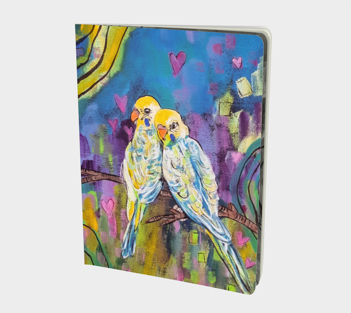 Love Birds Notebook Large preview