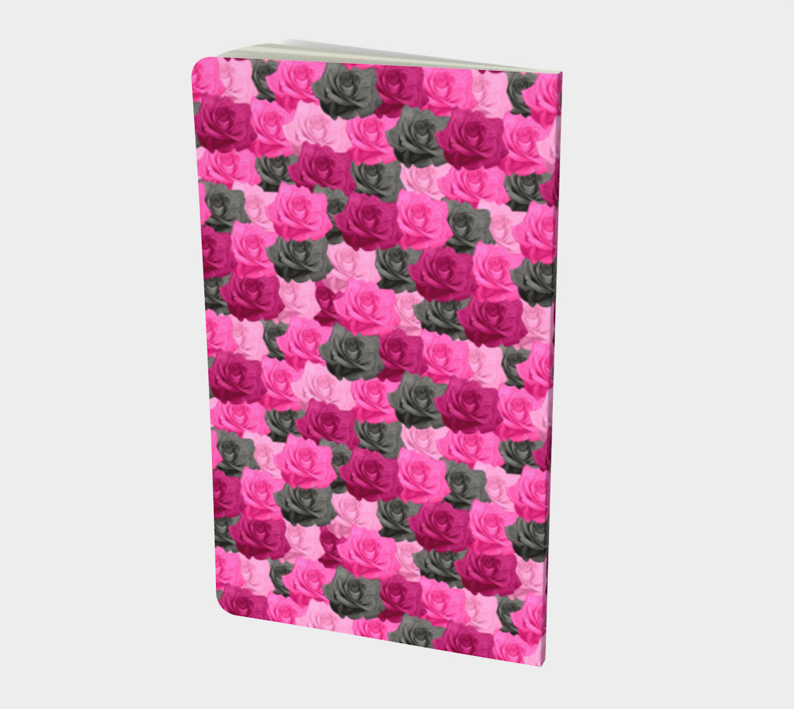 Pink Roses Notebook Miniature #3