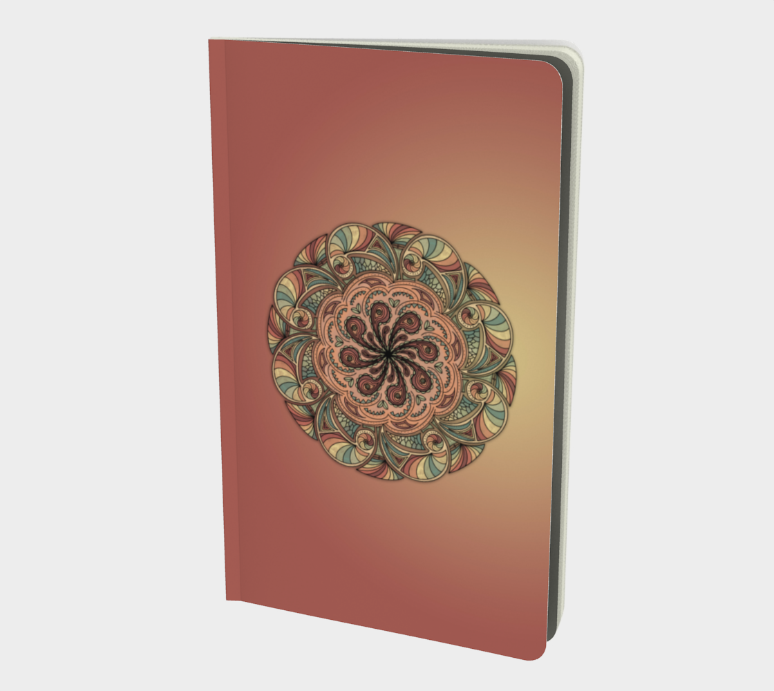 Moroccan Shells Mandala - Notebook Sm preview #1