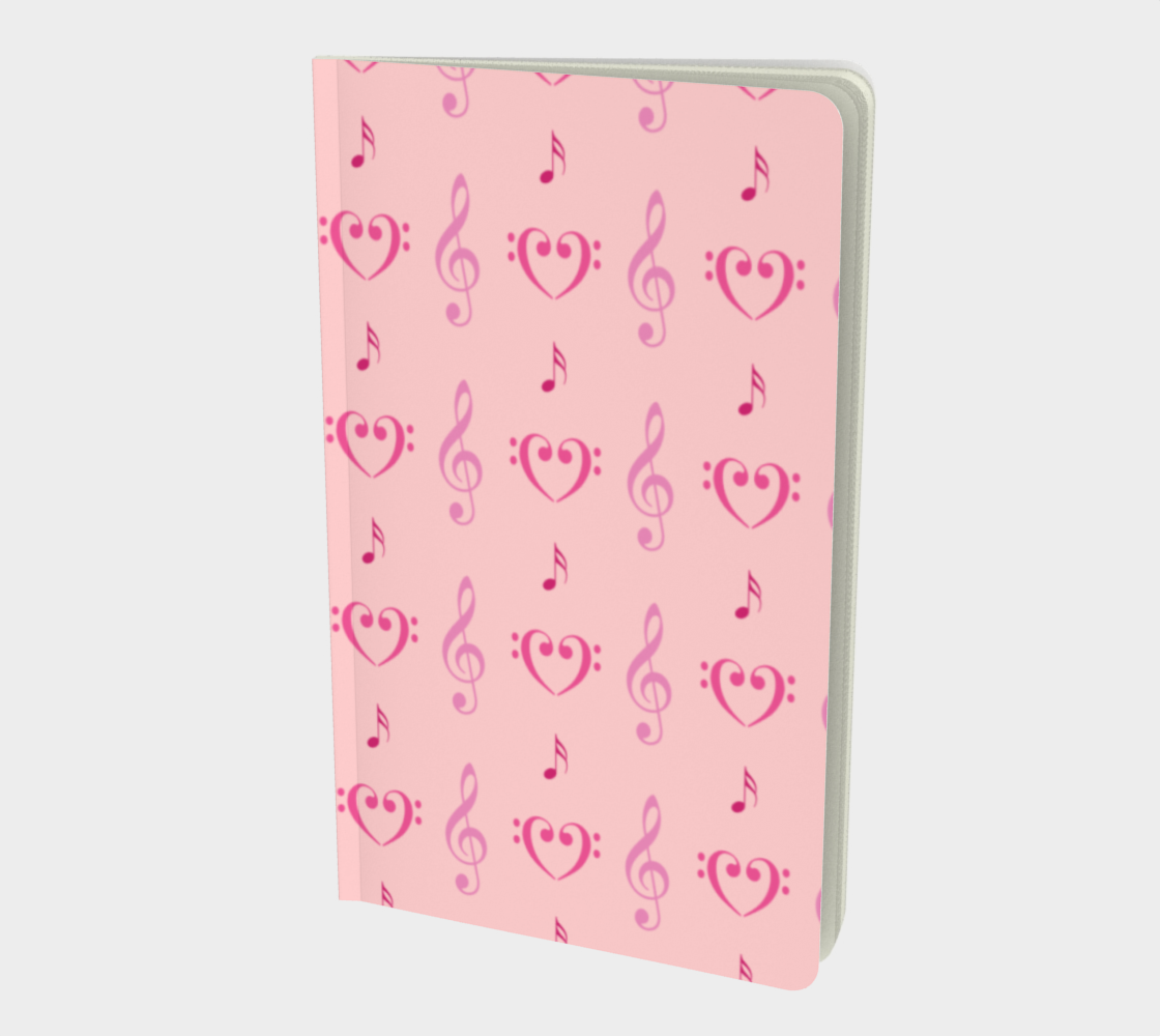 Aperçu de Pink Musical Small Notebook