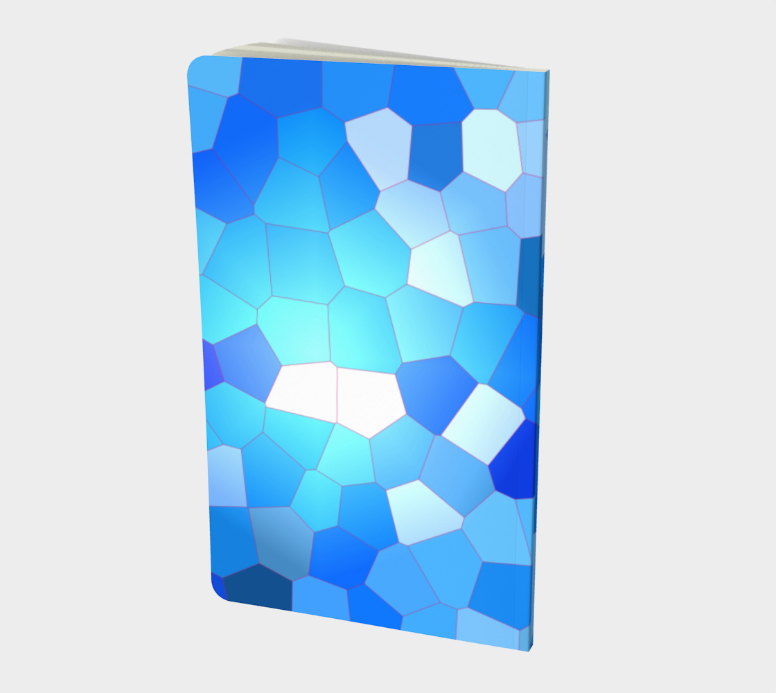 Aperçu de Blue Sky Abstract Pattern Notebook #2