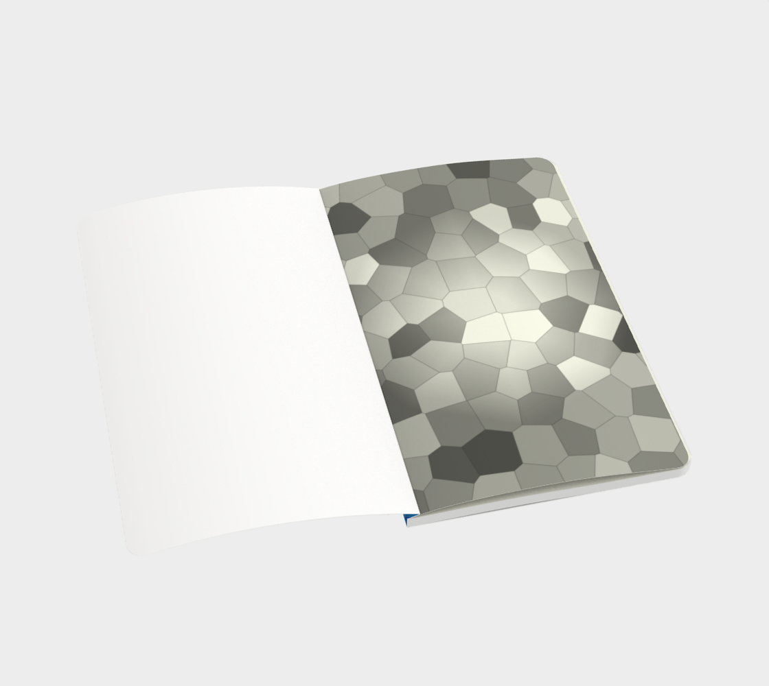 Aperçu de Blue Sky Abstract Pattern Notebook #3