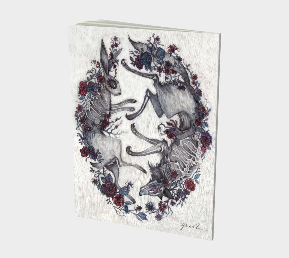 Aperçu de Note Book Rabbit & Wolf Large #2