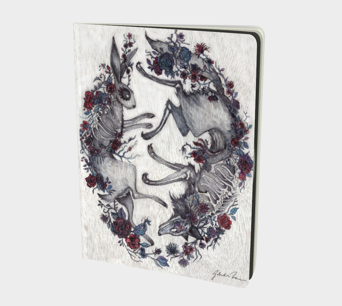Aperçu de Note Book Rabbit & Wolf Large #1