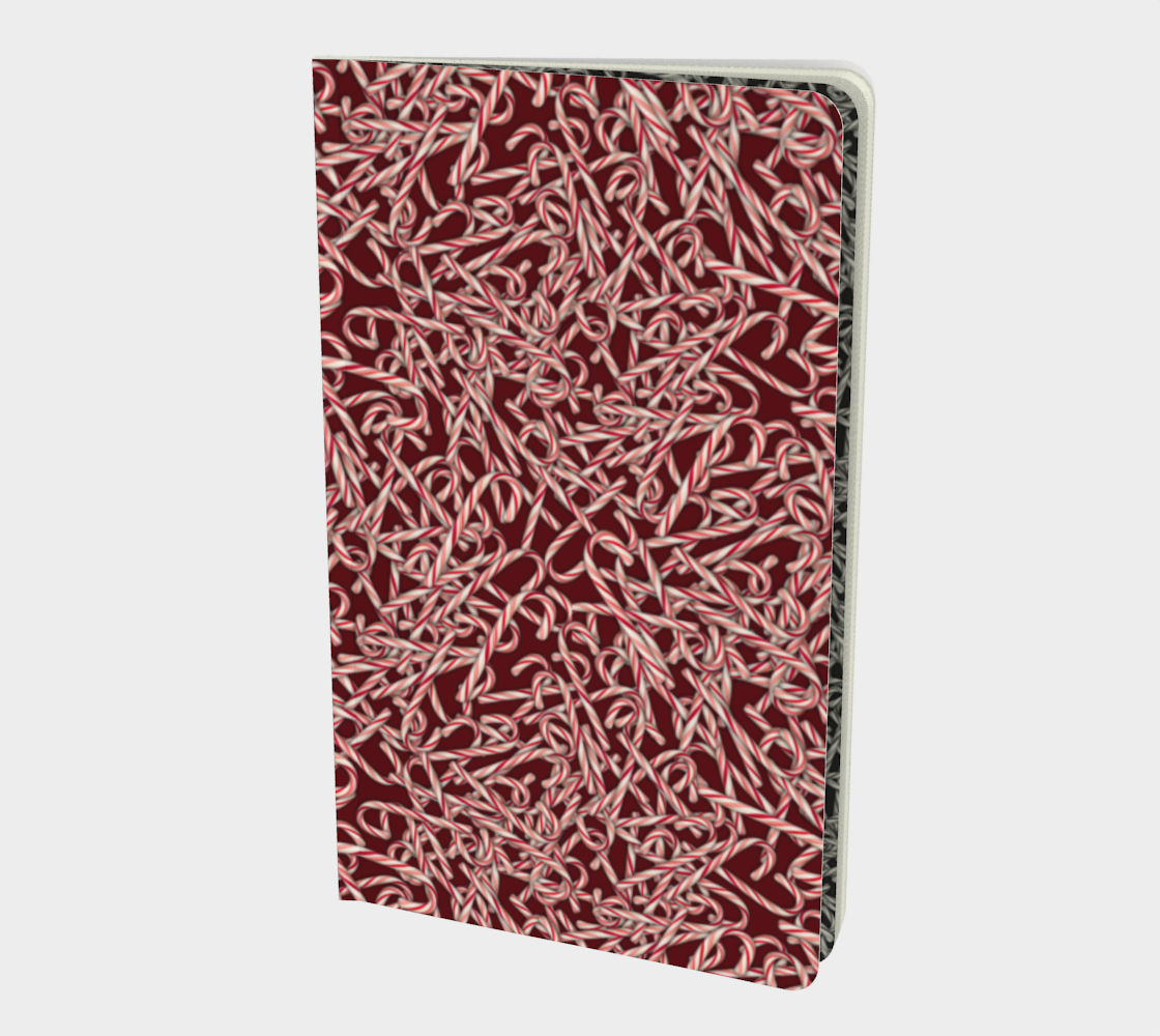 Candy Cane Pattern Notebook preview